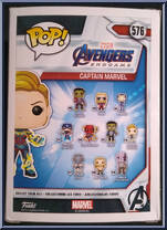 Captain Marvel from Avengers - Avengers Endgame Pop! manufactured by Funko [Back]