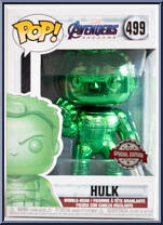 Hulk (Gauntlet) (Green Chrome) from Avengers - Avengers Endgame Pop! manufactured by Funko [Front]