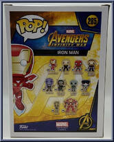 Iron Man (Mark L) (Gold Chrome) from Avengers - Avengers Infinity War Pop! manufactured by Funko [Back]