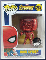 Iron Spider (Chrome) (Special Edition) from Avengers - Avengers Infinity War Pop! manufactured by Funko [Front]