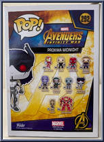 Proxima Midnight from Avengers - Avengers Infinity War Pop! manufactured by Funko [Back]