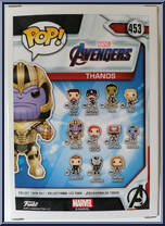 Thanos from Avengers - Avengers Pop! manufactured by Funko [Back]