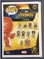 Thanos (Gauntlet) (Red Chrome) from Avengers - Avengers Infinity War Pop! manufactured by Funko [Back]