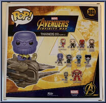 Thanos (with Sanctuary 2) from Avengers - Avengers Infinity War Pop! manufactured by Funko [Back]