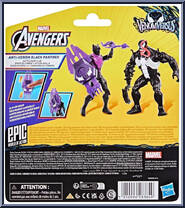 Anti-Venom Black Panther (Battle Gear Claw) from Avengers - Epic World of Action manufactured by Hasbro [Back]