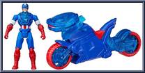 Captain America (Shield-Shot Cycle) Action Figure