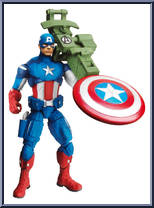Captain America (Shield Launcher) from Avengers - Movie Series manufactured by Hasbro [Loose]