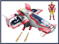 Firestrike Assault Jet (with Iron Man) from Avengers - Comic Series manufactured by Hasbro [Loose]