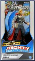 Thor (Hammer Slinging) from Avengers - Mighty Battlers manufactured by Hasbro [Front]