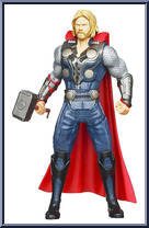 Thor (Hammer Slinging) from Avengers - Mighty Battlers manufactured by Hasbro [Loose]