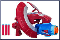 Captain America Nerf Assembler Gear Action Figure