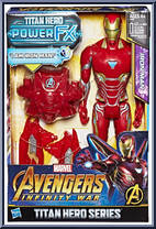 Iron Man (Power FX) from Avengers - Infinity War - Titan Hero Series manufactured by Hasbro [Front]