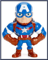 Captain America from Avengers - Metals Die Cast - Basic Series manufactured by Jada Toys [Loose]