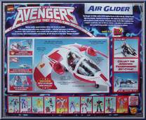 Air Glider from Avengers - Vehicles manufactured by Toy Biz [Back]