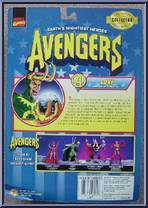 Loki from Avengers - Collector Editions manufactured by Toy Biz [Back]
