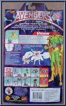 Vision from Avengers - Basic Series manufactured by Toy Biz [Back]