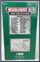 Roger Clemens (Hobby Exclusive) from Baseball Headliners - 1999 Season - XL manufactured by Corinthian [Back]