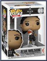 A'ja Wilson (Las Vegas Aces) from Basketball - WNBA Pop! manufactured by Funko [Front]