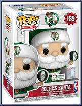 Celtics Santa from Basketball - Holiday Pop! manufactured by Funko [Front]