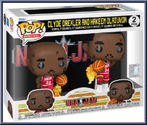 Clyde Drexler and Hakeem Olajuwon from Basketball - NBA Jam Pop! manufactured by Funko [Front]