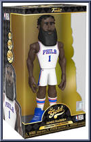 James Harden (76ers) (White Jersey) from Basketball - Vinyl Gold - 12" Scale manufactured by Funko [Front]