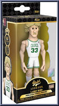 Larry Bird (Celtics) (White Jersey) from Basketball - Vinyl Gold - 5" Scale manufactured by Funko [Front]