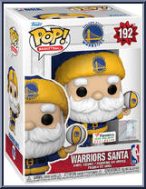Warriors Santa from Basketball - Holiday Pop! manufactured by Funko [Front]