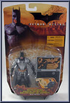 Batman (Battle Gear) (Silver) from Batman Begins - Exclusives manufactured by Mattel [Front]