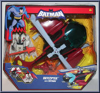 Batcopter (with Batman) from Batman Brave & The Bold - Vehicles manufactured by Mattel [Front]