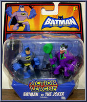 Batman vs. The Joker from Batman Brave & The Bold - Action League manufactured by Mattel [Front]