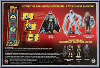 Clayface / Ventriloquist and Scarface / Zipline Batman (Triple Pack) from Batman - EXP Extreme Power - Multi-Packs manufactured by Mattel [Back]