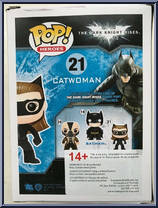 Catwoman from Batman - Dark Knight Rises Pop! manufactured by Funko [Back]
