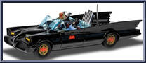 1966 Batmobile with Batman & Robin with Tow Hook Action Figure