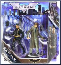 Batman (Batman Begins Prototype Suit) / Lt. Jim Gordon from Batman Legacy - Wave 1 - 2-Packs manufactured by Mattel [Front]