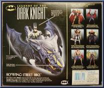 Skywing Street Bike from Batman - Legends of the Dark Knight - Vehicles manufactured by Kenner [Back]