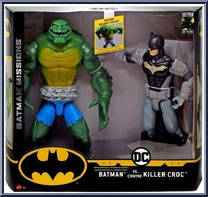 Batman vs Killer Croc from Batman Missions - Box Sets manufactured by Mattel [Front]