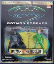 Batman vs. The Riddler from Batman - Movie Collection - Basic Series manufactured by Kenner [Front]