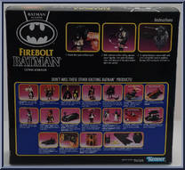 Batman (Fire Bolt) from Batman Returns - Deluxe Electronic Figures manufactured by Kenner [Back]