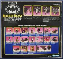 Batman (Rocket Blast) from Batman Returns - Deluxe Electronic Figures manufactured by Kenner [Back]
