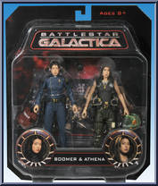 Boomer / Athena from Battlestar Galactica - 2-Packs manufactured by Diamond Select [Front]