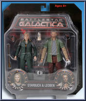 Starbuck / Leoben from Battlestar Galactica - 2-Packs manufactured by Diamond Select [Front]