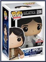 Captain Apollo (Gray Jacket) from Battlestar Galactica - Pop! Vinyl Figures manufactured by Funko [Front]
