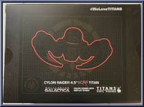Cylon Raider from Battlestar Galactica - 4.5" Scale manufactured by Titan Merchandise [Back]