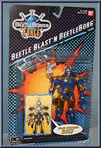Blue Stinger BeetleBorg from Beetleborgs Metallix - Beetle Blast'n Beetleborgs manufactured by Bandai [Front]