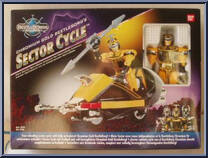 Chronium Gold from Beetleborgs Metallix - Sector Cycles manufactured by Bandai [Front]
