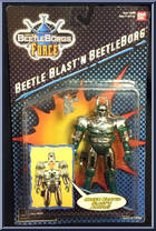 Green Hunter BeetleBorg from Beetleborgs Metallix - Beetle Blast'n Beetleborgs manufactured by Bandai [Front]