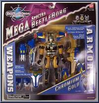 Mega Spectra Chromium Gold BeetleBorg Action Figure