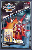 Red Striker BeetleBorg from Beetleborgs Metallix - Beetle Blast'n Beetleborgs manufactured by Bandai [Front]