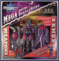 Mega Spectra Platinum Purple BeetleBorg Action Figure