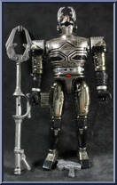 Titanium Silver Beetleborg from Beetleborgs Metallix - Basic Series manufactured by Bandai [Loose]